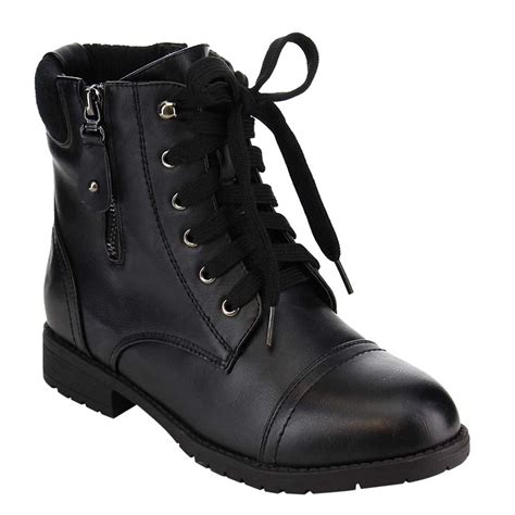 combat boots women walmart|feminine combat boots for women.